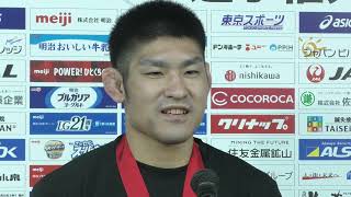 2021年度全日本レスリング選手権大会優勝インタビュー／井上智裕（FUJIOH）