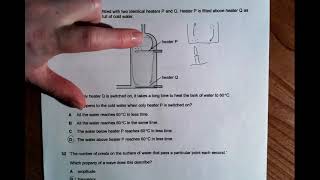 CIE / IGCSE Coordinated 0624 - Physics /11SC2 Core Paper 1 Mock 2021