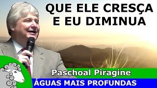 QUE ELE CRESÇA E EU DIMINUA: Como ser cheio do Espírito Santo de Deus - Paschoal Piragine