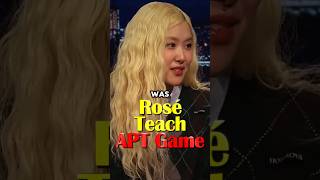 Rosé teaches how to play APT Game