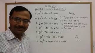 Short Trick to Square Numbers Ending with 4 and 6