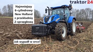 Najmniejszy 6-cylindrowy New Holland z przekładnią 2-sprzełową. Jak wypadł w orce? #newholland