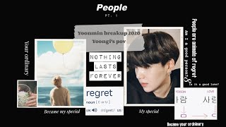 People / Yoonmin breakup theory Part 4. 1 (Yoongi's pov)