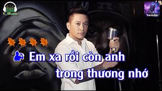 Karaoke CHIA XA - Tuấn Hưng (Tone Nam chuẩn) Beat Mới