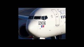 SAS doesn’t like the snow 😂💀 #aviation #funny #yt #airplane