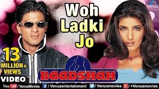 Woh Ladki Jo Full Video Song | Baadshah | Shahrukh Khan, Twinkle Khanna | Abhijeet