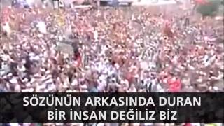 Milletçe Alkışlıyoruz - Sözünün Arkasında Duran Bir İnsan Değiliz