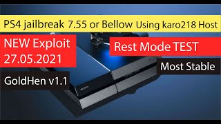 NEW PS4 Jailbreak 7.55 or bellow Step by Step karo218 Host | Stable | GoldHEN v1.1 | No Crash