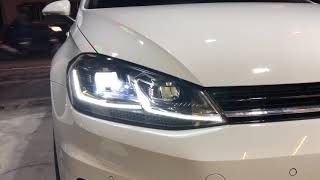 合豐源 車燈 golf 7.5 代 大燈 頭燈 日行燈 led 高7.5 高爾夫 海拉 魚眼 透鏡 L款 方向燈 17 18年