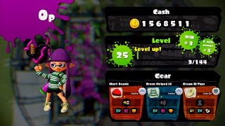 Splatoon - Reaching Level 25