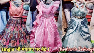 Gautam Creation,💖Engagement Gown, Wedding Dress, Crop Top Lehenga, PartyWear Dress At Cheapest Rate