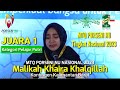 Memukau ! Juara 1 Kategori Pelajar Putri, MALIKAH KHAIRA K. (Kalbar) MTQ PORSENI NU Nasional 2023