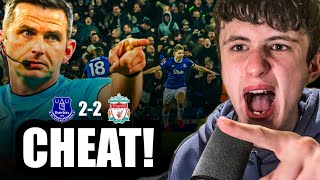 (RANT) MICHAEL OLIVER IS AN ABSOLUTE DISGRACE OF A REFEREE! | EVERTON (MICHAEL OLIVER) 2-2 LIVERPOOL