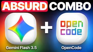 Google Gemini Flash + OpenCode is INSANE! 🤯