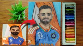 how to draw Virat Kohli #art #drawing #virat koli #artist puja jha#video  #shear #subscribe 🔔