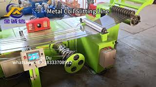 0.3-3mm Metal coil slitting line video