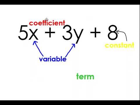 What is a mathematical phrase that may contain variables constants and or operations?