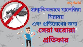 প্রাকৃতিকভাবে ম্যলেরিয়া নিরাময়  এবং প্রতিরোধের জন্য সেরা ঘরোয়া  প্রতিকার