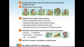 1-ci sinif Səhifə 89-90 Azərbaycan dili Bozqulağın yay günləri