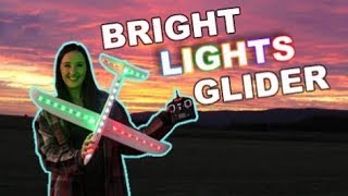 Bright $60 LED RC Glider Great For Beginners WLtoys F959 Sky King - TheRcSaylors