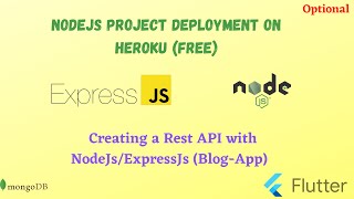 NodeJs: Host your NodeJs/Express Js Rest Server(API) on Heroku Cloud (Free) ||Optional part