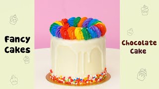 Yummy Rainbow Cake Decorating