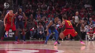 Trae Young unbelievable spin - Maverick vs Hawks
