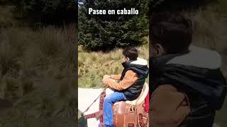 Paseo en caballo #caballos #caballo #paseoencaballo #bosque #shorts