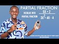 PARTIAL FRACTION: Solve fast (In seconds) with casio fx-991 es plus calculator. 