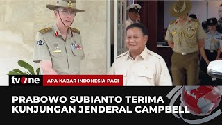 Prabowo Bertemu dengan Panglima Militer Australia, Fokus Bahas Teknis Pertahanan | AKIP tvOne