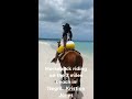 horseback ride along the seven miles beach in negril horsebackriding horsebackridinginjamaica