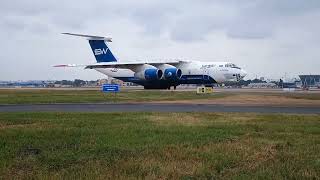 SCREAMING ENGINES! Ilyushin IL-76 Silk Way Airlines Arrival, Taxi \u0026 Departure at Chennai Airport