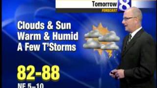 VIDEO: Scattered Thunderstorms Possible Today
