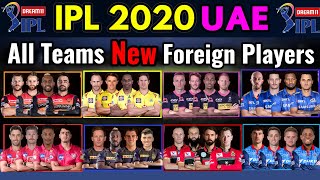 IPL 2020 in UAE | All Teams Foreign Players List | IPL 2020 All Teams Overseas Players List |