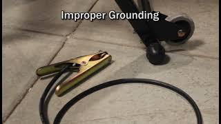 Joint preparation and improper ground -  QUICK TIPS BASIC MIG WELDING