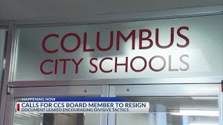 Calls for Columbus school board member to resign