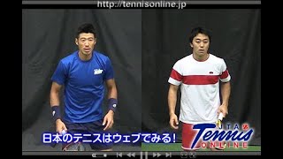 第34回テニス日本リーグ 男子シングルス 決勝 Li Zhe VS 清水悠太