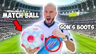 SPURS VS ARSENAL | I GOT THE MATCH BALL \u0026 SON'S BOOTS! 😱