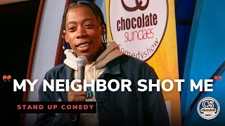 My Neighbor Shot Me - Comedian J Snow - Chocolate Sundaes Standup Comedy