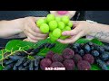 asmr moon grapes kyoho grapes yangmei satisfying crunchy eating sounds no talking sas asmr