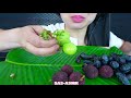 asmr moon grapes kyoho grapes yangmei satisfying crunchy eating sounds no talking sas asmr