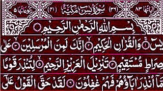 Surah Yaseen Surah Rahman || Best Qur'an Recitation || Yaseen Surah Tilawat || With Arabic text HD