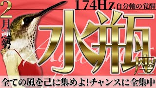 【水瓶座】全ての風を己に集めよ！チャンスに全集中！2022年2月運勢【癒しの174Hz当たる占い】