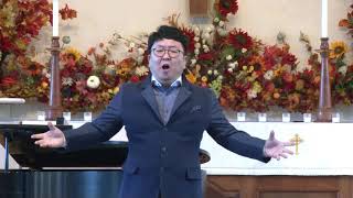 Un di all'azzurro spazio from Andrea Chénier  Tenor: Min Jin, Piano: William Chang