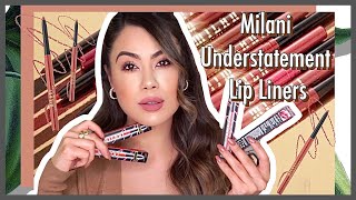 Milani Understatement Lip Liner Swatch and Review