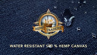 100% Hemp Fabric - Water Repellant