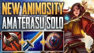 NEW ANIMOSITY SLAPS! Amaterasu Solo Gameplay (SMITE Conquest)