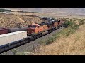 a huge military train at kern junction