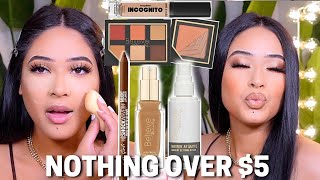 FULL FACE Nothing OVER $5 | AFFORDABLE DRUGSTORE MAKEUP TUTORIAL | NEW DRUGSTORE MAKEUP 2021 ♡