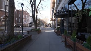 A Walk of Downtown Richmond Virginia During Winter | City Sounds for Sleep and Study